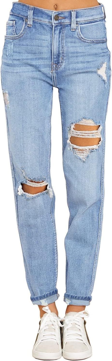 Light Wash Mom Jeans