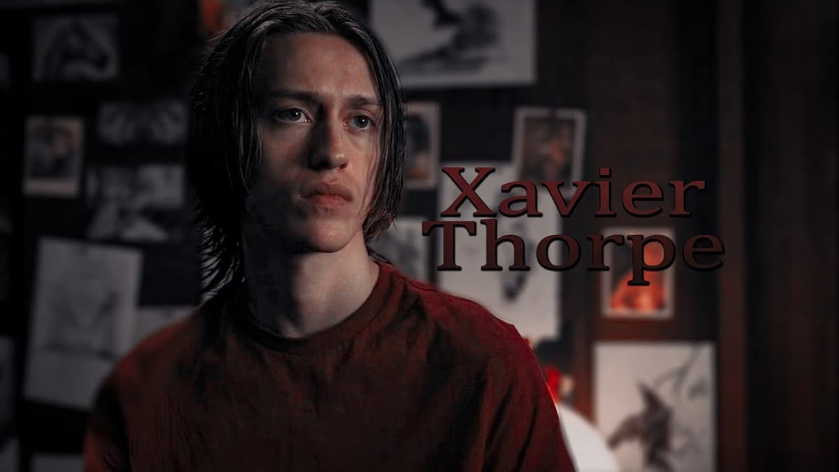 Xavier Thorpe Red Crew Neck T-Shirt