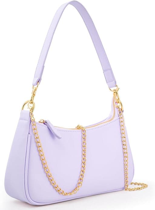 Purple Baguette Bag